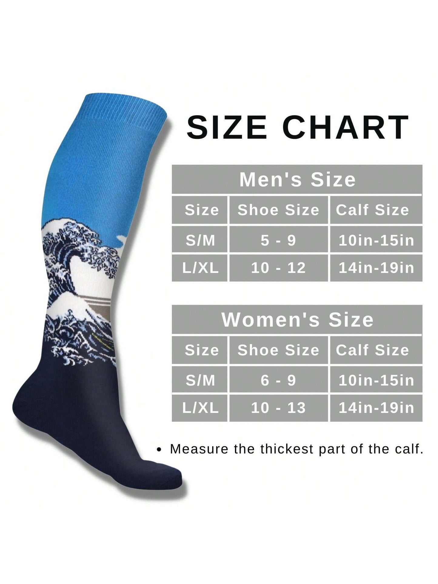 Famous Art Paintings Knee High Socks For Women And Men - Stylish Artistic Socks (3-Pairs) Set 2